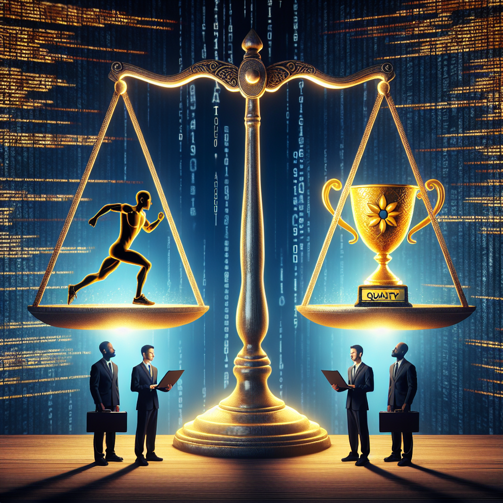 How Can I Balance Speed and Quality in Software Development?